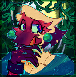 Bust/Icon example (art made for @/swatchkaard on tumblr)